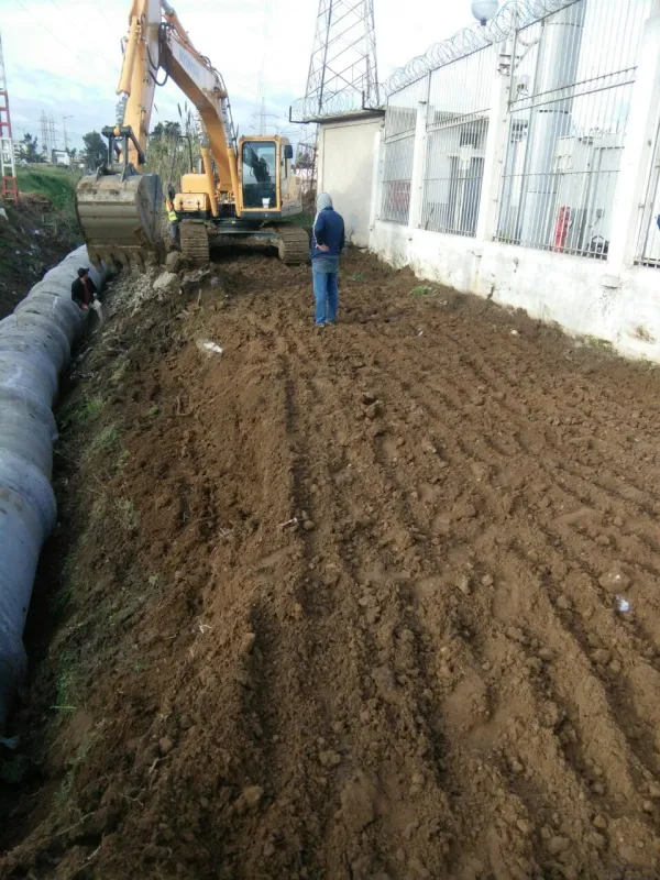 Aménagement d’accès au site SPA ELSECOM – Bab Ezzouar | Création d’une voie | SARL STRAPHYB